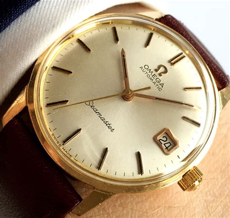 omega 18k watch|omega 18k gold watch price.